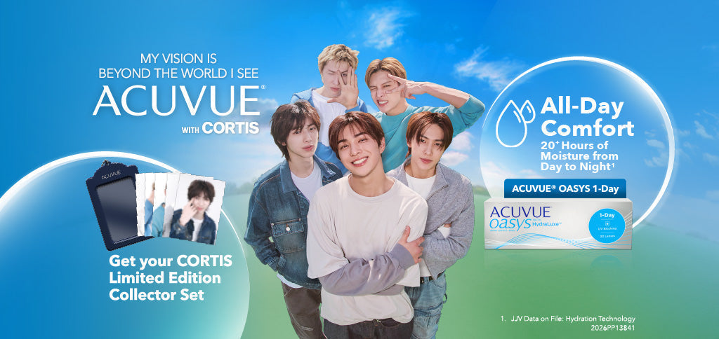 Free ACUVUE × CORTIS Limited Edition Collector Set