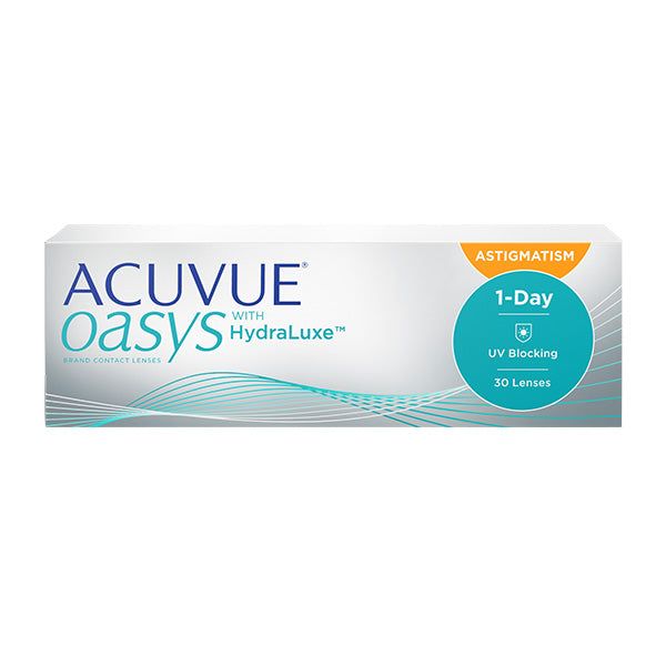 Acuvue® Oasys with Hydraluxe™ for Astigmatism 1-Day