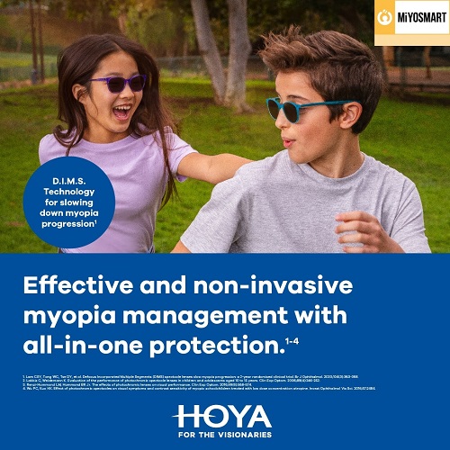 MiYOSMART myopia management lenses by HOYA